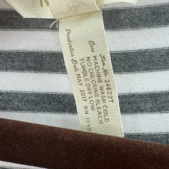 Matilda Jane 2 Piece Gray Striped Top w/Blue Baby Doll Combo Top Size XL - Picture 5 of 8